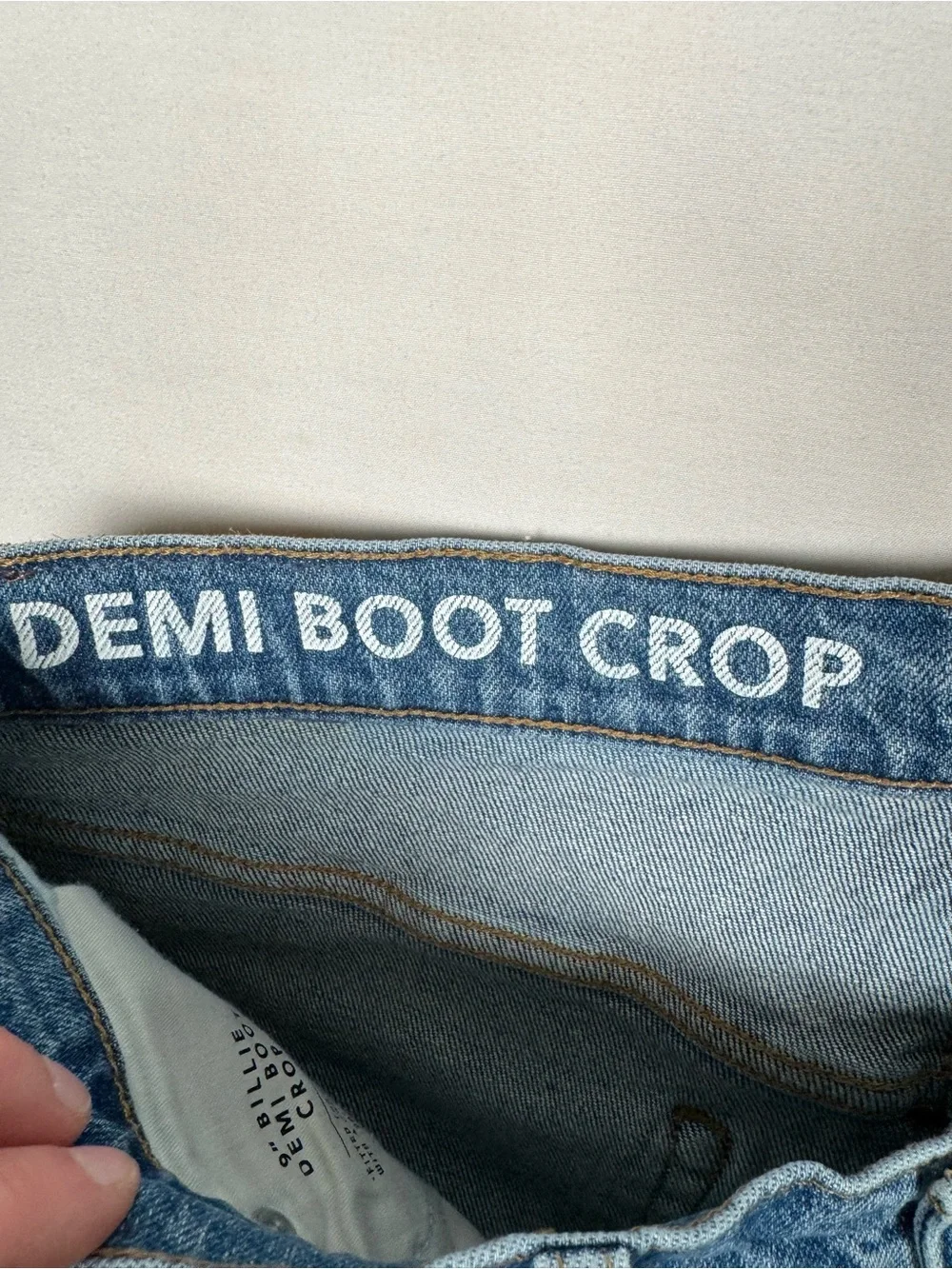 J.Crew Demi Boot Crop Jeans Blue Women’s 31 - Picture 4 of 7